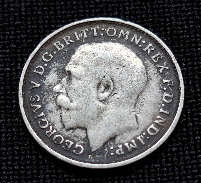 1912 British Three Pence                         E52