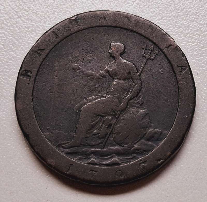 1797 Great Britain Cartwheel 1 Penny                     E54
