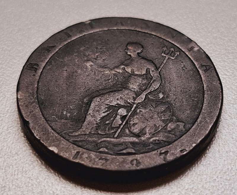 1797 Great Britain Cartwheel 1 Penny                     E54