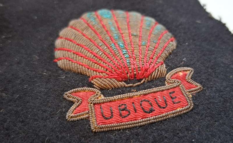 UNKNOWN Bullion Wire Embroidered Badge     ( UBIQUE )                E67