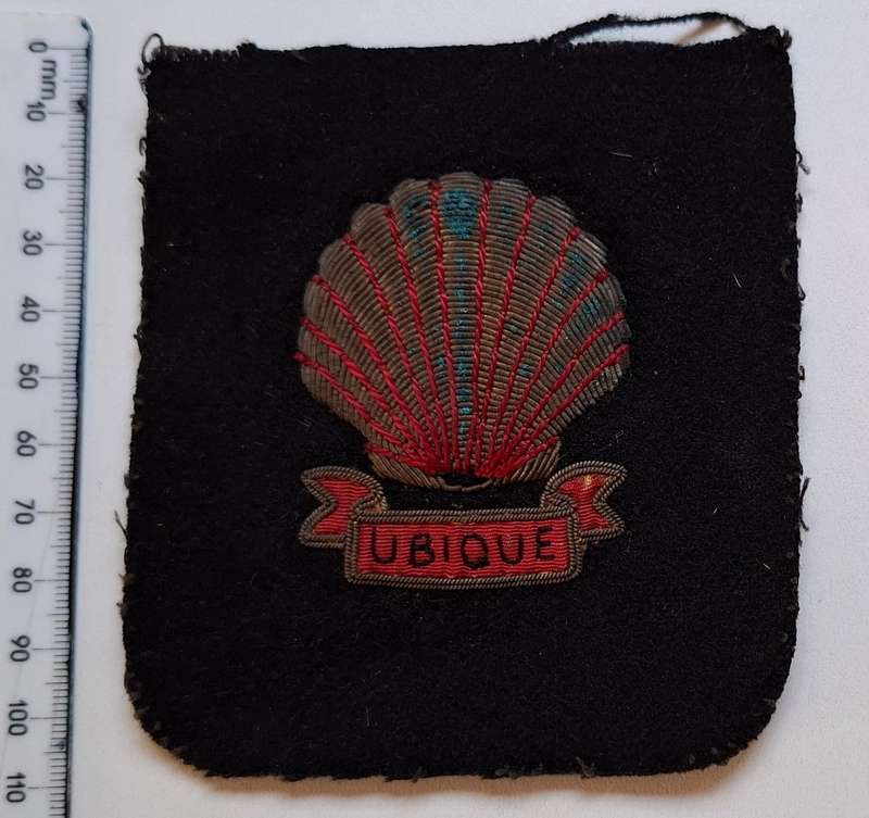 UNKNOWN Bullion Wire Embroidered Badge     ( UBIQUE )                E67