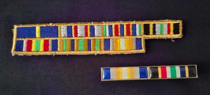SAP MEDAL RIBBON BARS ( ONE BID FOR BOTH )              E63