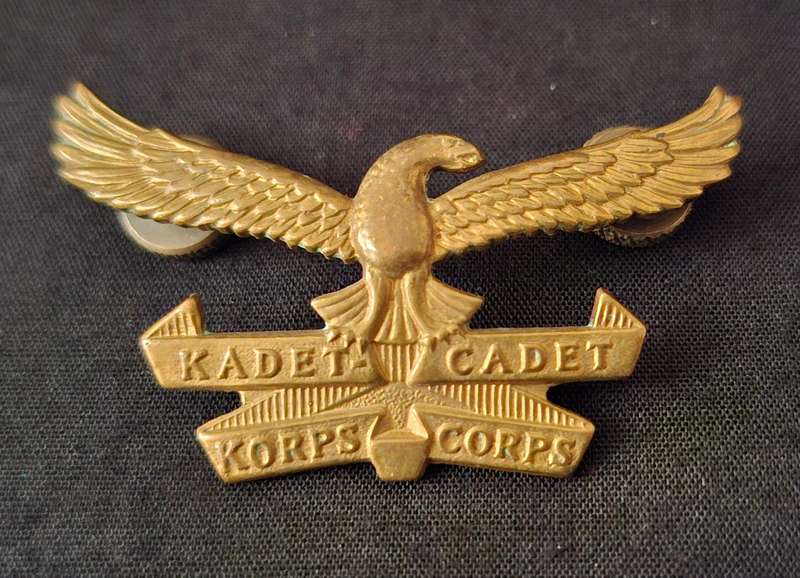SADF Kadet / Cadet Corps Cap Badge                            E65