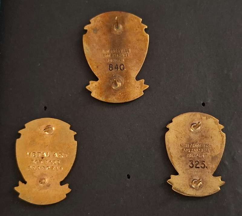 TRANSVAAL NATURE CONSERVATION CAP  AND COLLAR BADGES    ---- RARE ---- ** STUNNING**        E83