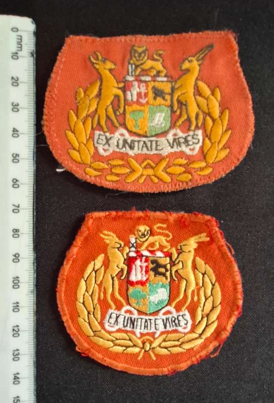 SA ARMY REGIMENTAL SERGEANT MAJOR RANKS         W1