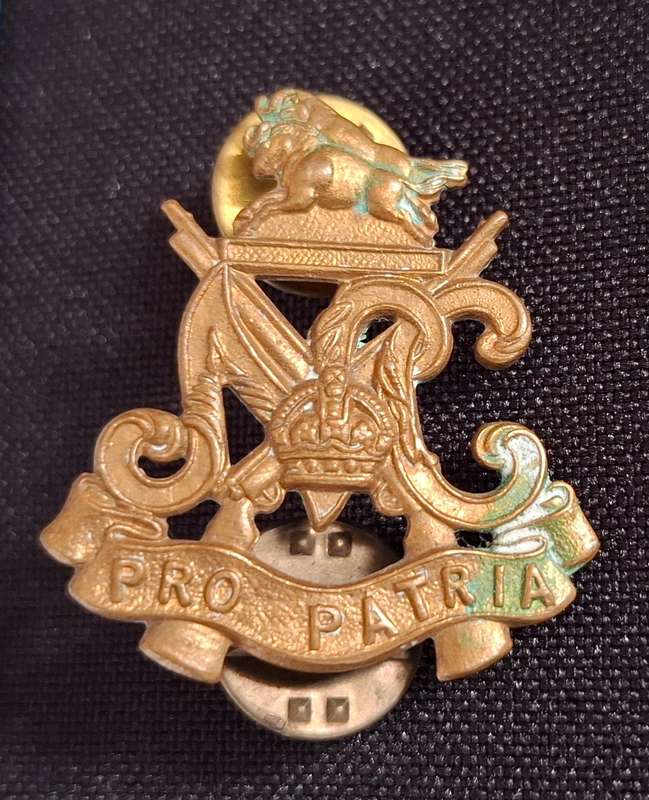 SA Army NATAL Cabineers Pro Patria Collar Badge                 E95