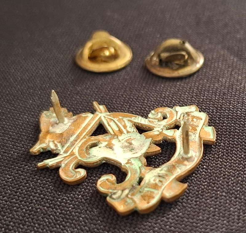 SA Army NATAL Cabineers Pro Patria Collar Badge                 E95