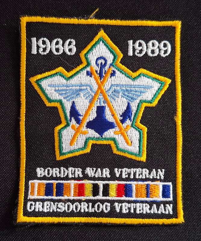 Border War 1966 - 1989 Veteran Embroidered Patch Badge                 W6