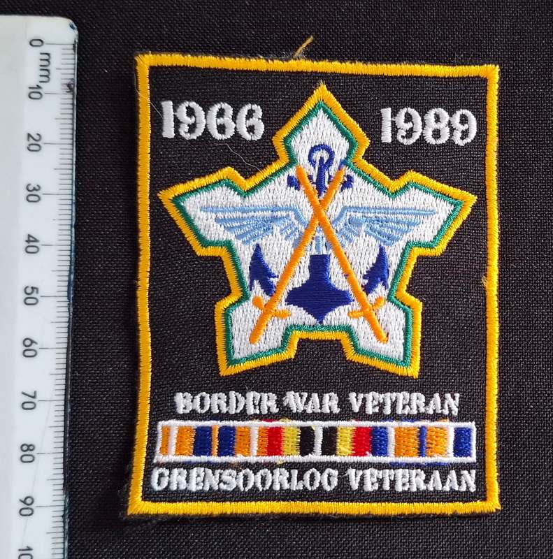 Border War 1966 - 1989 Veteran Embroidered Patch Badge                 W6
