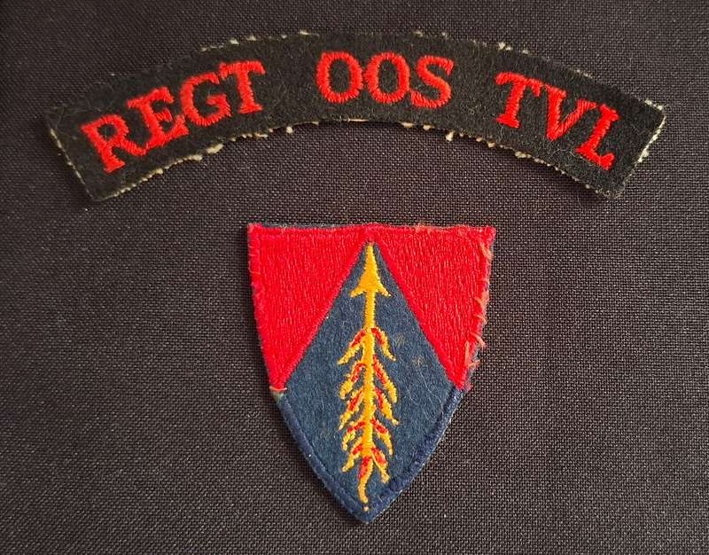 SADF REGIMENT EAST TRANSVAAL    ---  Anti-Aircraft  --- Cloth Patches      "" RARE ""            E98