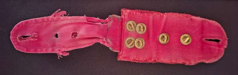 SA Nurse Maroon Epaulette BARS AND STERLING SILVER Council Badge  "" Note Condition ""    W9