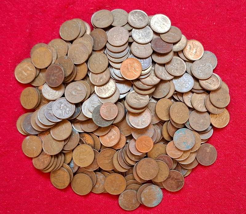RSA One Cent Lot         ------- 1Kg MIX DATES ------- One Bid For The LOT            (B)