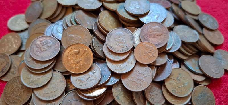 RSA One Cent Lot         ------- 1Kg MIX DATES ------- One Bid For The LOT            (C)