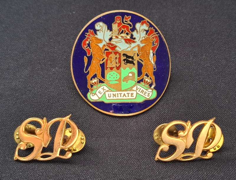 SA Army STATE PRESIDENTS GUARD Cap And Collars Worn Pre 1986  ( Stunning )            E103