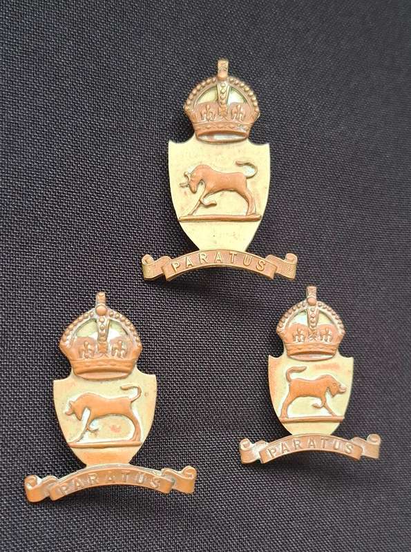 SA MILITARY COLLAGE ( KINGS CROWN ) Cap And Collars 1924 - 1955               E104