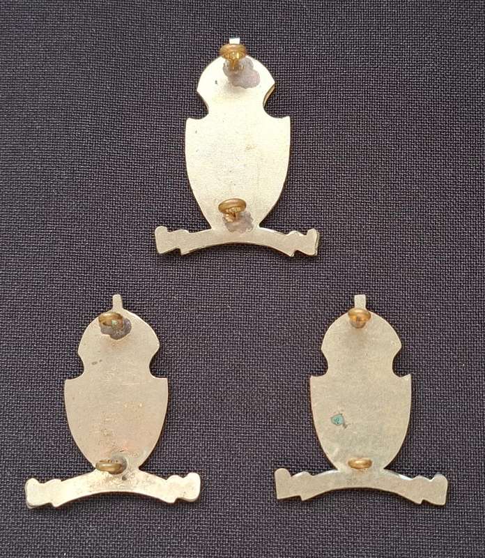 SA MILITARY COLLAGE ( KINGS CROWN ) Cap And Collars 1924 - 1955               E104