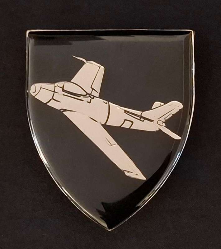 SAAF 1 SQUADRON SHOULDER FLASH    Silver Colour      E120