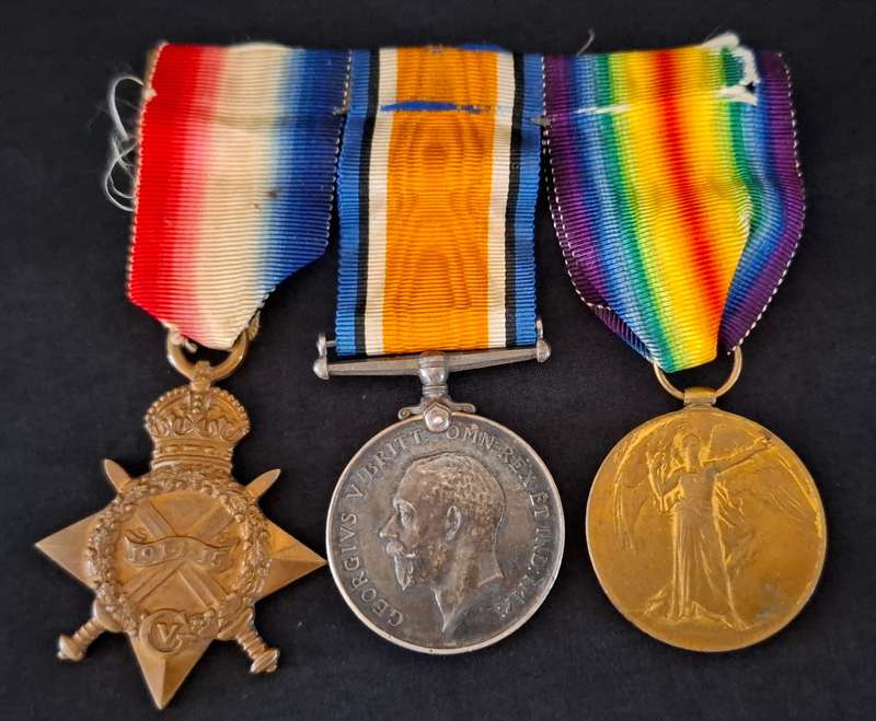 37929 CPL. T.R. SIMPSON R.F.A.   GUNNER  WOUNDED   Medal TRIO         No.14