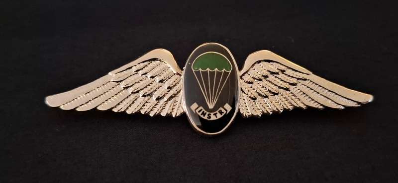 Border War- 1970s SADF  INSTRUCTOR Parachute Batt. 'Night Test Jump' Wing              E92