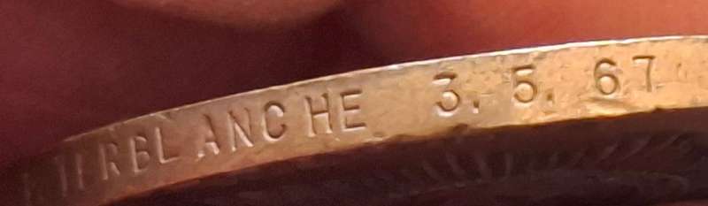 South African Police  (SAP)  Full Size Medal for Faithful Service 30637 KONST. JP TERBLANCHE 3,5,67