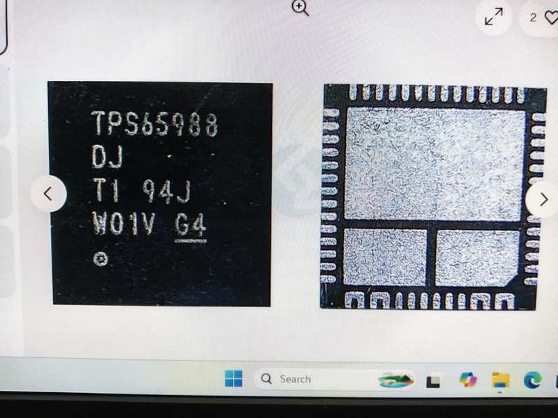 TPS65982DJ TPS65988DJRSHR USB Type-C and PD Controller QFN 56 Pin Power IC Chip