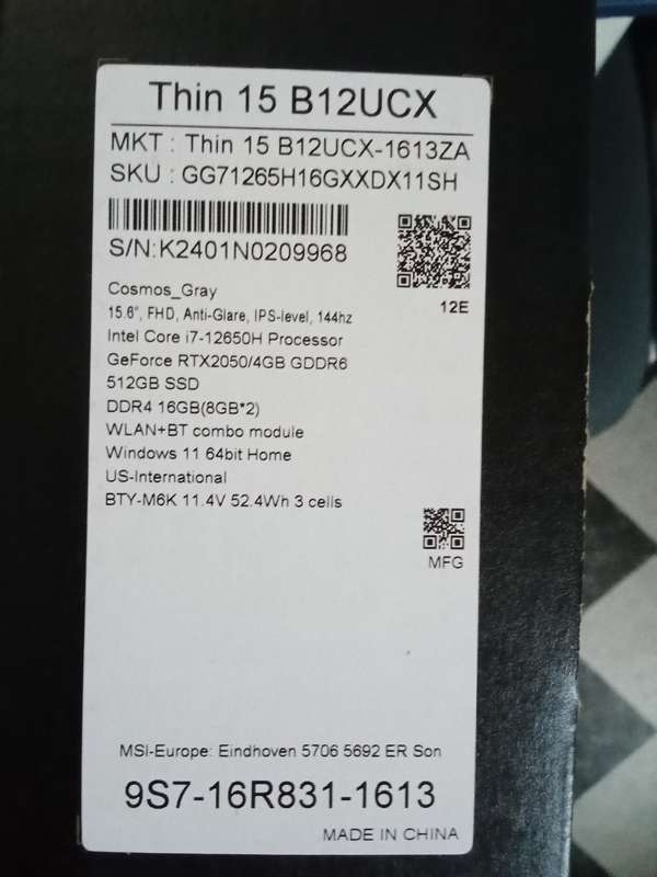 MSI Gaming Laptop