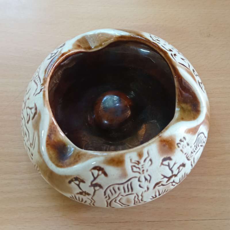 Crescent ware Golden gate ashtray