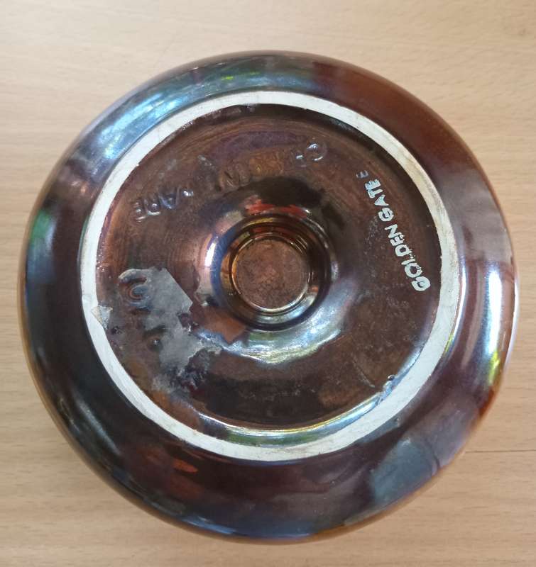 Crescent ware Golden gate ashtray