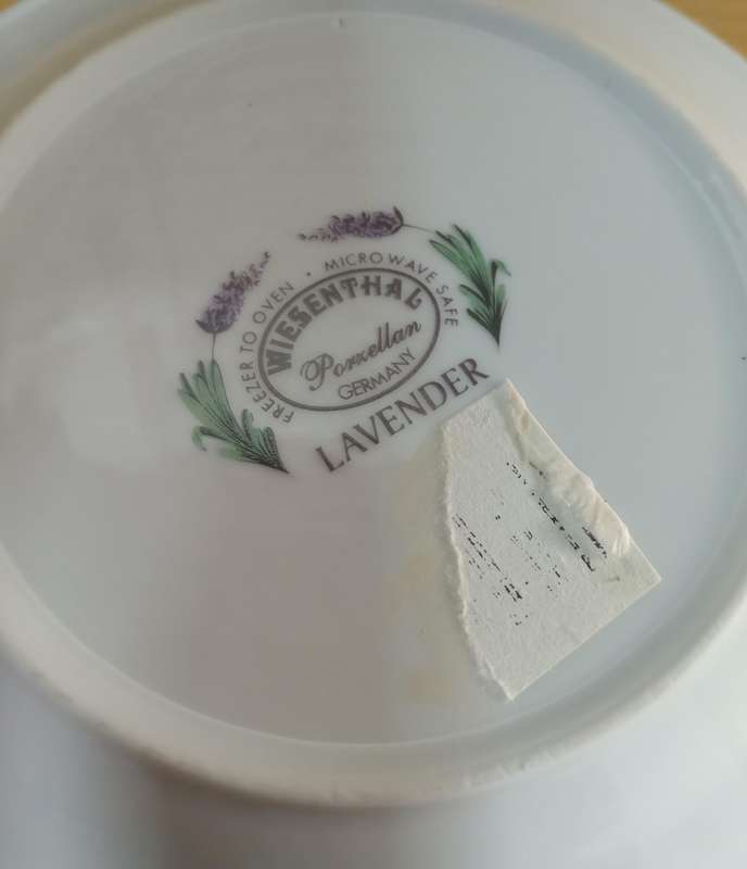 Wiesenthal Lavender plate