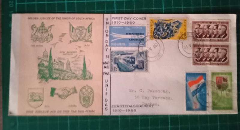 Union of south Africa fdc 1960