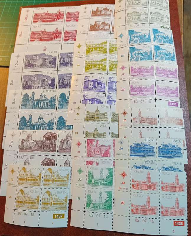 Rsa blocks of 4 mint 1982