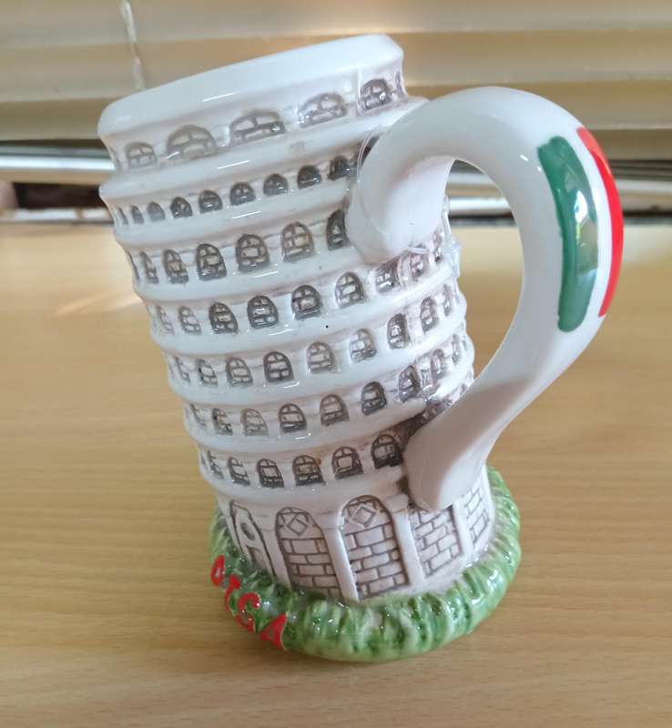 Leaning tower of Pisa tankard