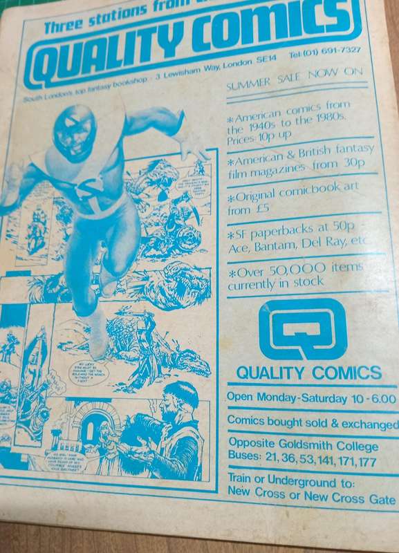 Halls of Horror comic 1982