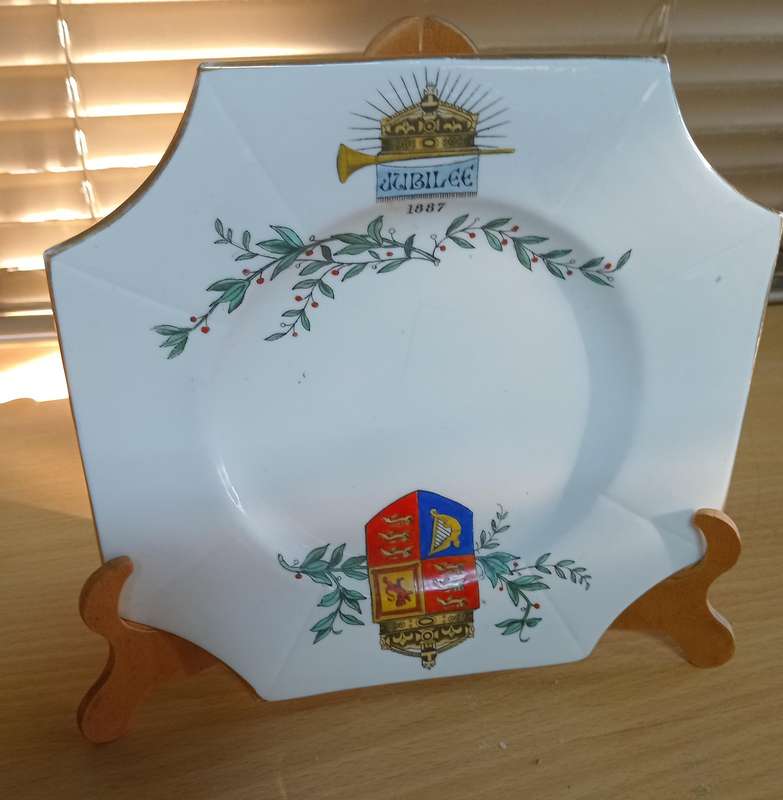 Queen Victoria golden jubilee plate 1887