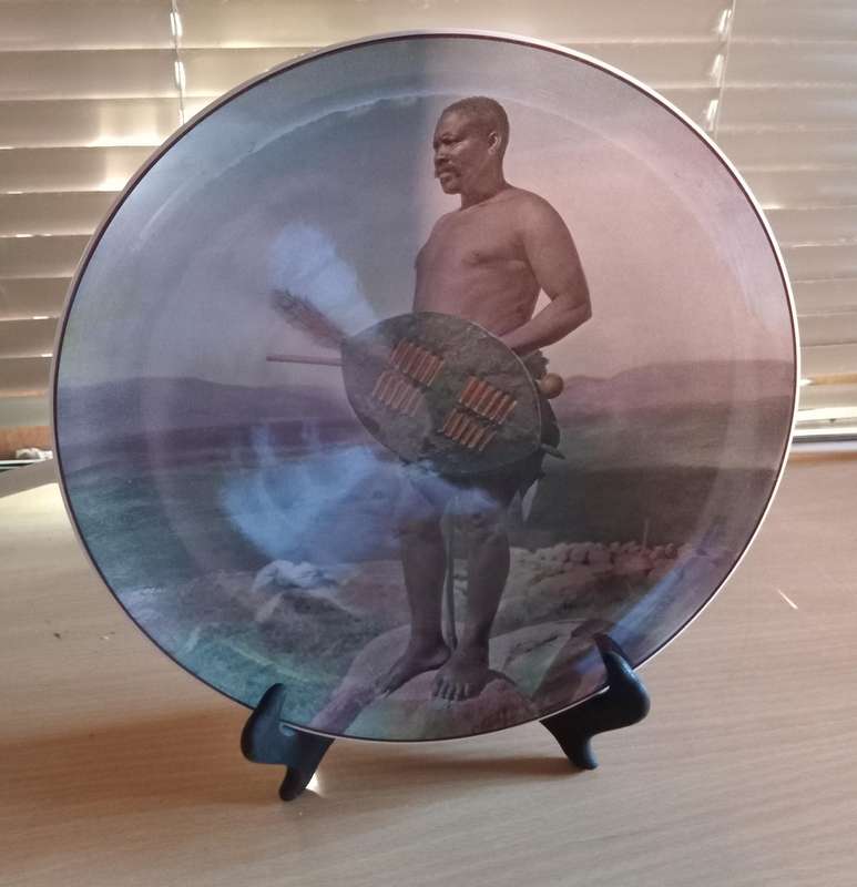 Royal doulton Zulu warrior plate