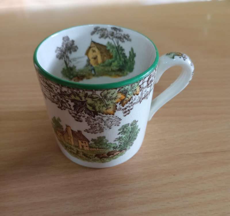 Spode Byron demitasse cup