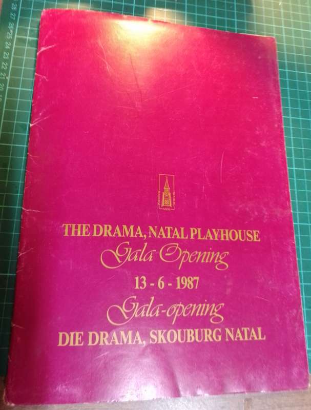 Natal playhouse opening gala programme 1987