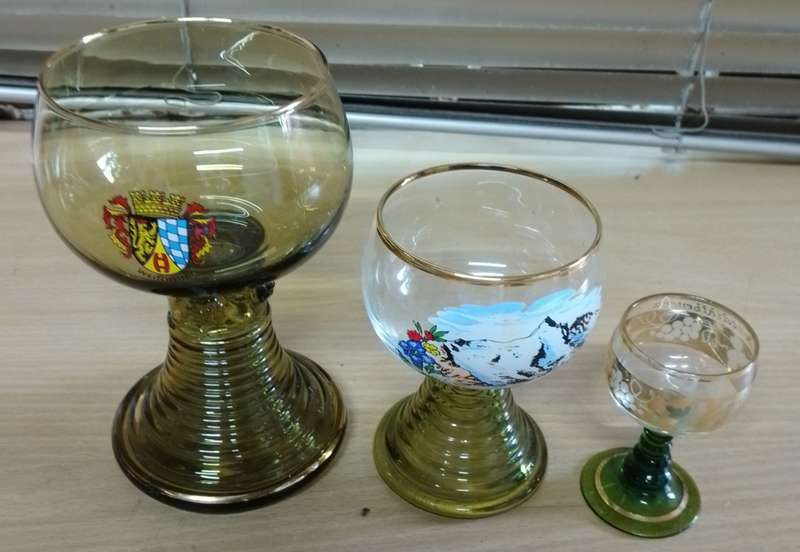 German glass set