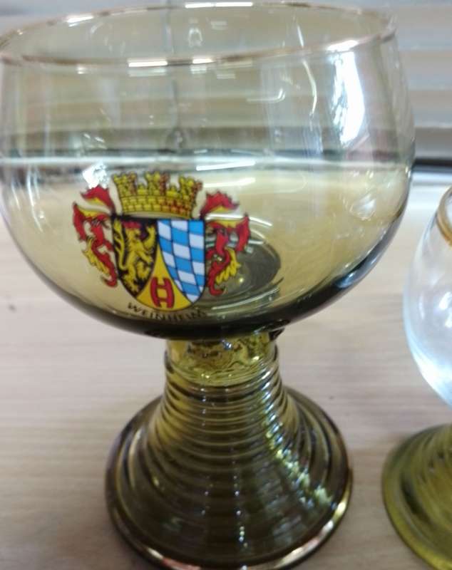 German glass set