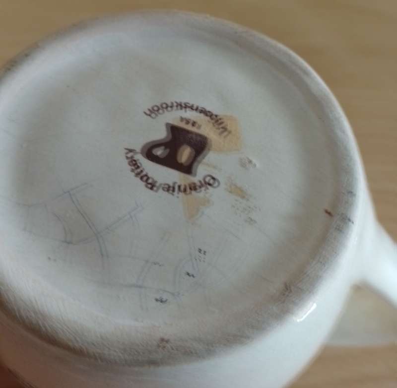 Oranje pottery souvenir mug