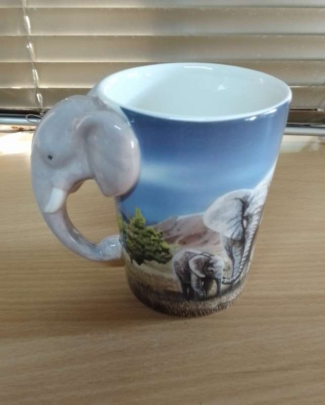Elephant theme mug