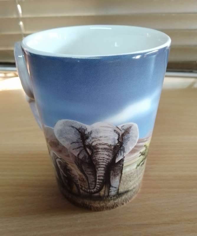 Elephant theme mug