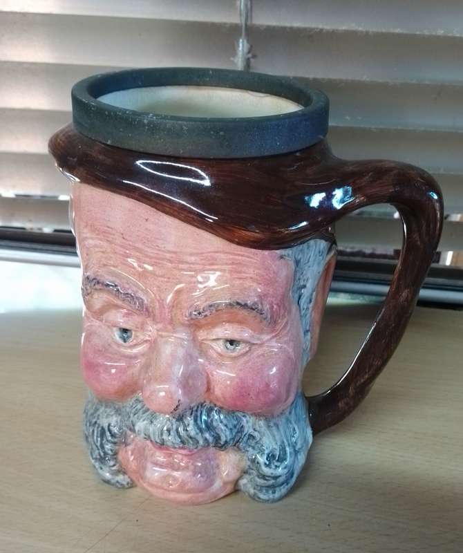 Sandland ware sir John Flagstaff Toby jug
