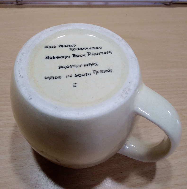 Hand painted Drosdty ware mug