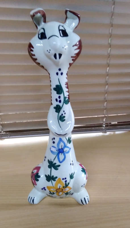 Spanish bunny figurine