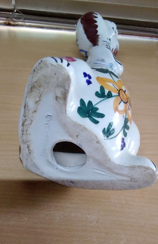 Spanish bunny figurine