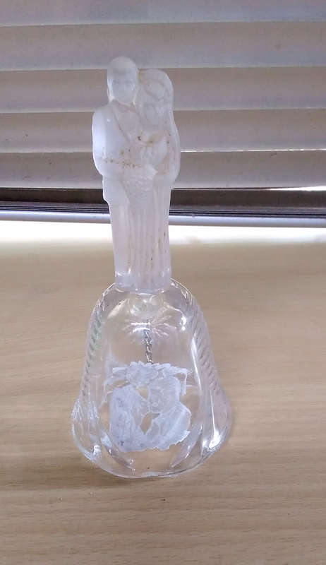 Crystal wedding bell