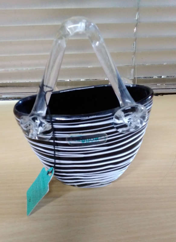 Laguna murano art glass handbag