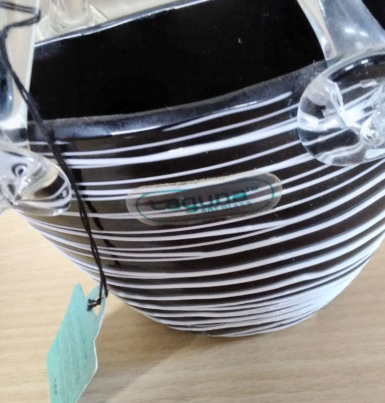Laguna murano art glass handbag