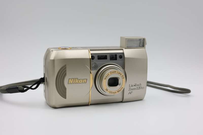 Nikon Lite Touch Zoom 120 ED AF point and shoot film camera.